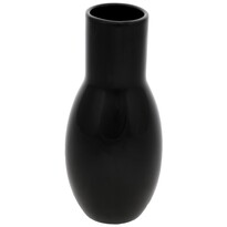 Wazon ceramiczny Belly, 9 x 21 x 9 cm, czarny