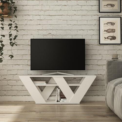 Televizní stolek Pipralla White