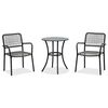 Zestaw ogrodowy Autronic 1+2, metal, polyratan, szary, AZ-L1103 GREY