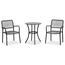 Zestaw ogrodowy Autronic 1+2, metal, polyratan, szary, AZ-L1103 GREY