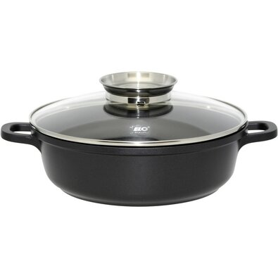 Elo 19628 Pekáč se skleněnou poklicí a aroma úchytem Alucast 28 cm