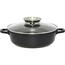 Elo 19628 Pekáč se skleněnou poklicí a aroma úchytem Alucast 28 cm