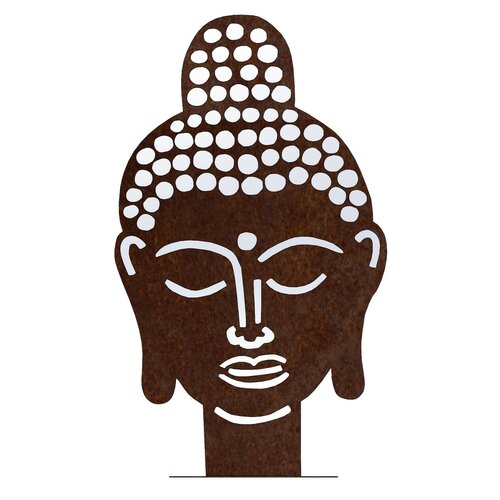 Kerti dekoráció Buddha 50 x 30 cm, cortenCORGARDEN 1061