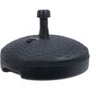 Stojak na parasol słoneczny Rattan, 20 l, antracyt, 45 x 45 x 15 cm