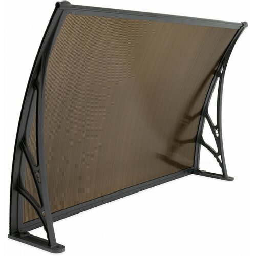 Copertină pentru ușă Aldotrade 120 x 80 cmLagrada, maro