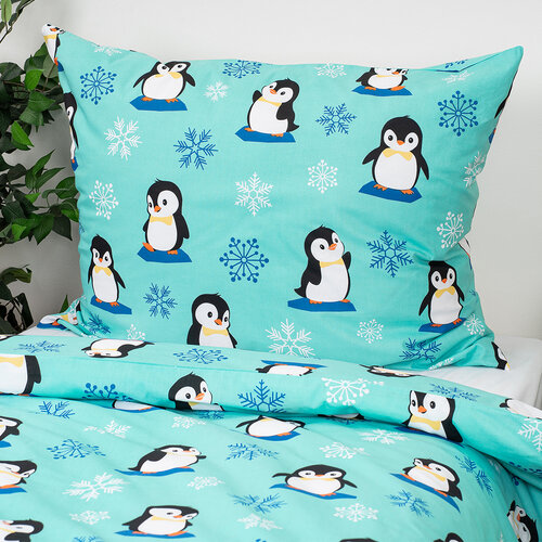 4Home Arctic Friends gyerek pamut ágyneműhuzat, 140 x 200 cm, 70 x 90 cm