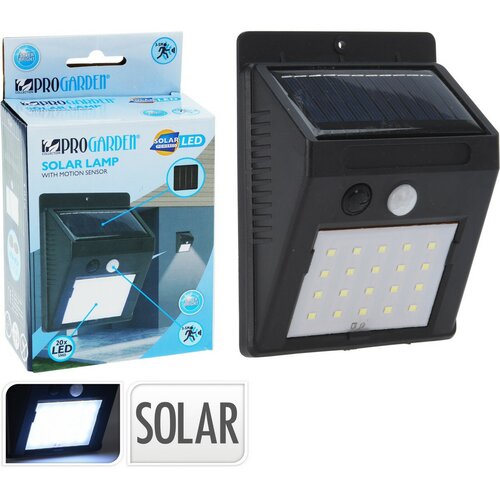Lumină solară cu detector de mișcare ProGarden
