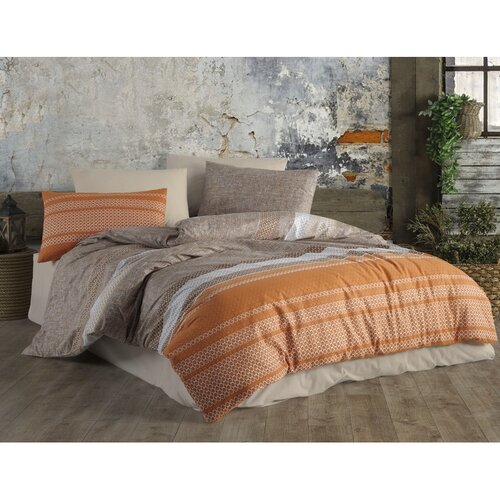 BedTex Bombažno posteljnino Federiko oranžna, 140x 200 cm, 70 x 90 cm