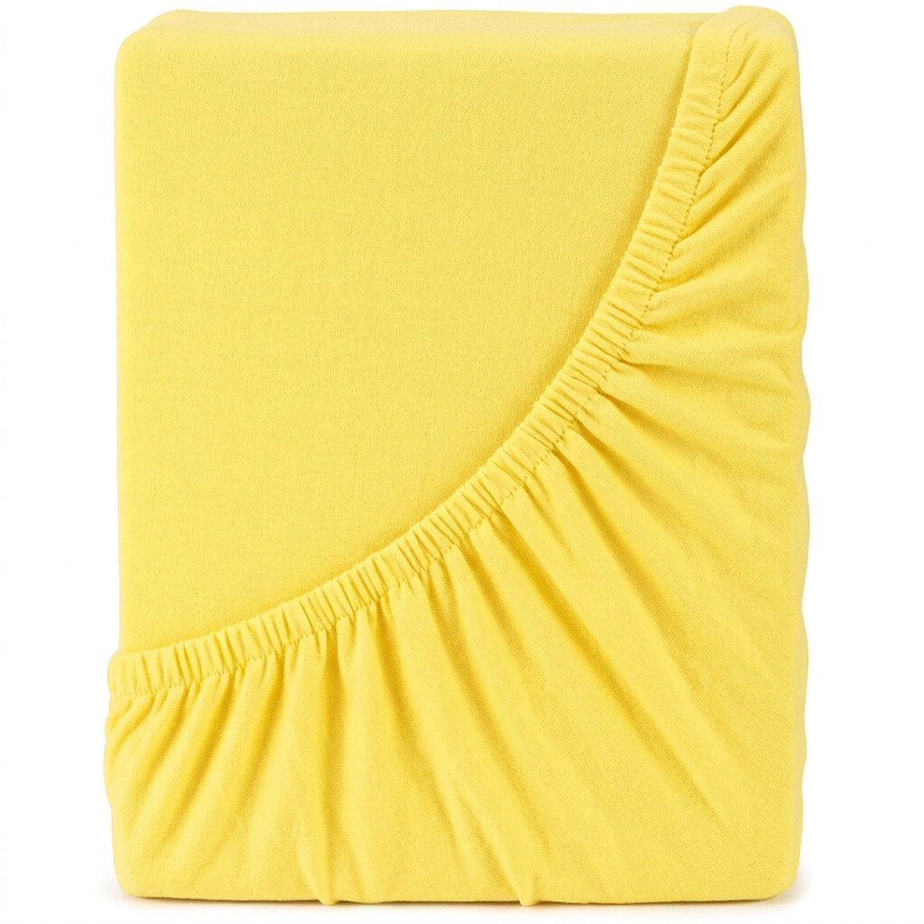 4Home jersey prestieradlo žltá, 180 x 200 cm