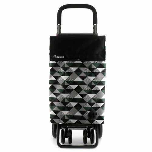 Geantă cumpărături cu roți Rolser Classic Sahara Tour 4x4, verde kaki