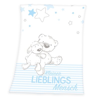 Ковдра Kleiner Lieblings синя, 75 x 100 см