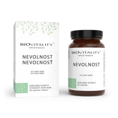 Biovitality Nevolnost, 30 tobolek