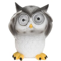 Lampa solarna Standing Owl szary, 9 x 9 x 12,5 cm Lampa solarna Standing Owl szary, 9 x 9 x 12,5 cm