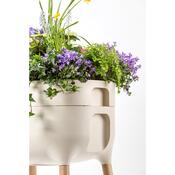 Recipient scund de cultivare Plastia Urbalive, crem