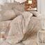 Homeville Pościel bawełniana Elena beige, 140 x 220 cm, 70 x 90 cm, 50 x 70 cm