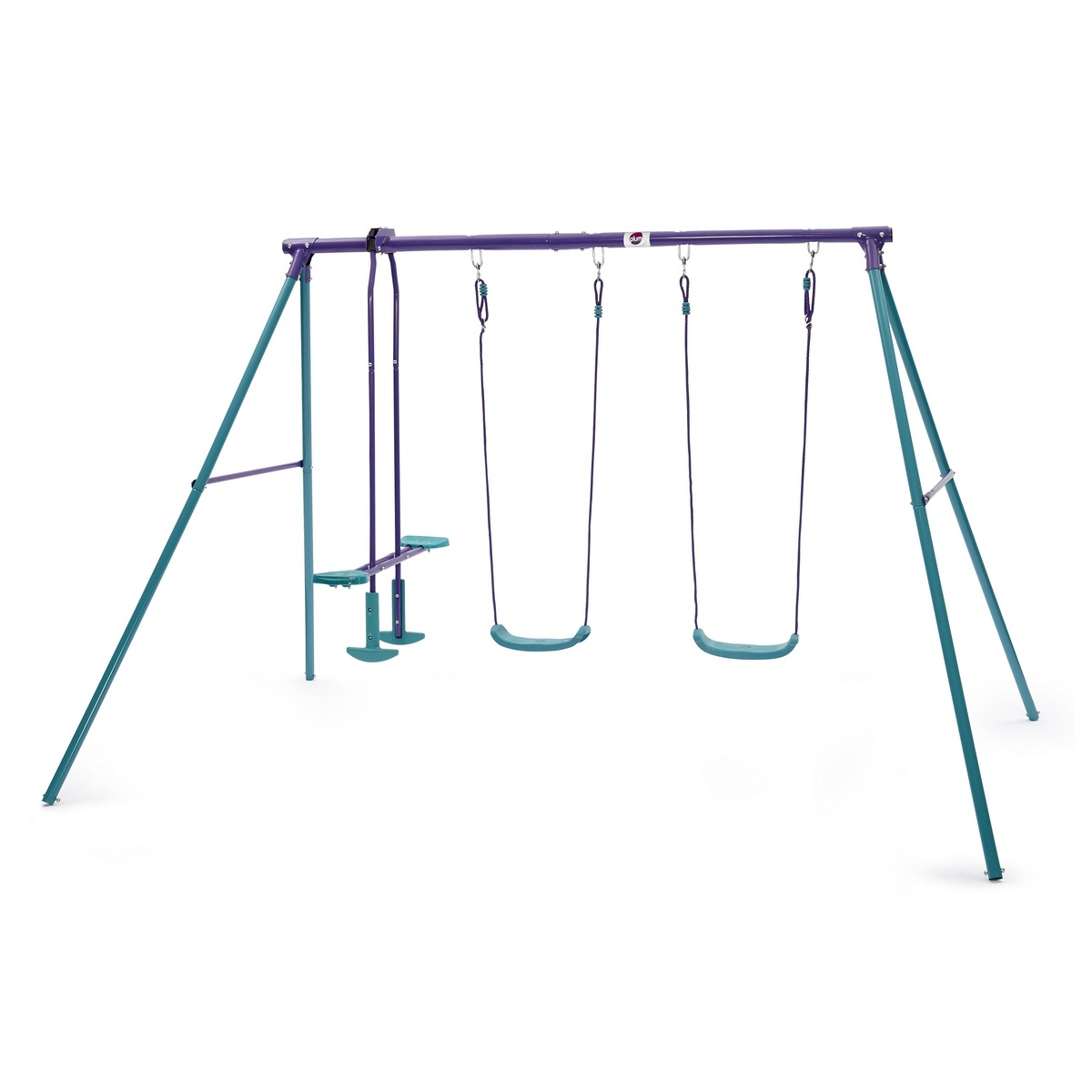 Plum Set de trei leagăne cu construcție metalică ,268 x 178 x 183 cm