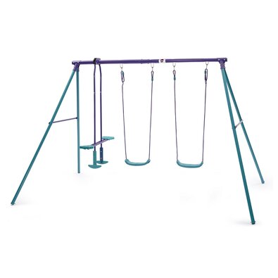 Plum Set de trei leagăne cu construcție metalică ,268 x 178 x 183 cm