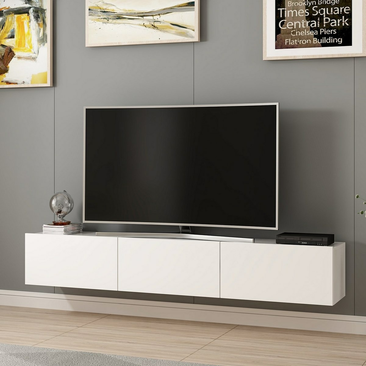 Televízny stolík Rigel White