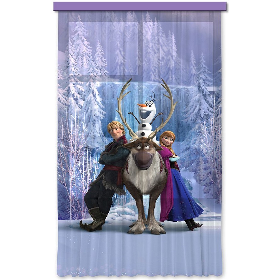 AG ART Dětský závěs Ledové království Frozen, 140 x 245 cm
