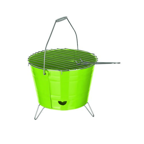 Bucket kompakt grillsütő, zöld