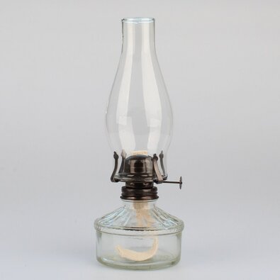 Lampa naftowa przezroczysty, 11,5 x 30 cm