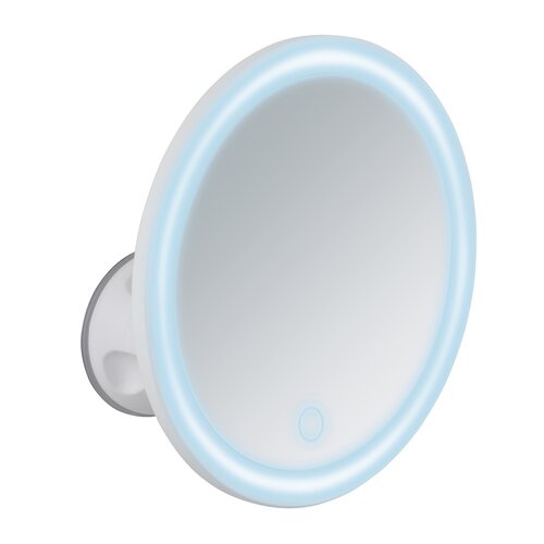 Wenko Настінне збільшувальне косметичне дзеркало зі світлодіодним підсвічуванням Isola