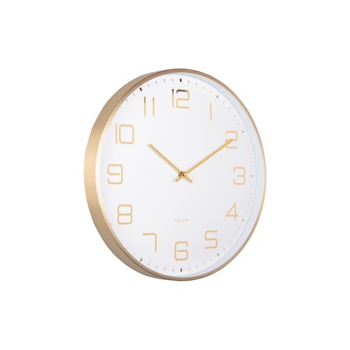 Karlsson 5973WH ceas de perete design alb,diametru 40 cm