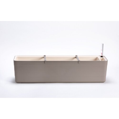 Plastia Samozalivalni sadilnik Berberis 80, siv + masivna kost