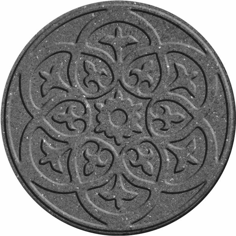 Benco Gumový nášľap na záhradu Ornament, sivá