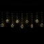 Decorațiune luminoasă pentru exterior Stars,200x60cm, LED, alb cald, temporizator, 8 funcții