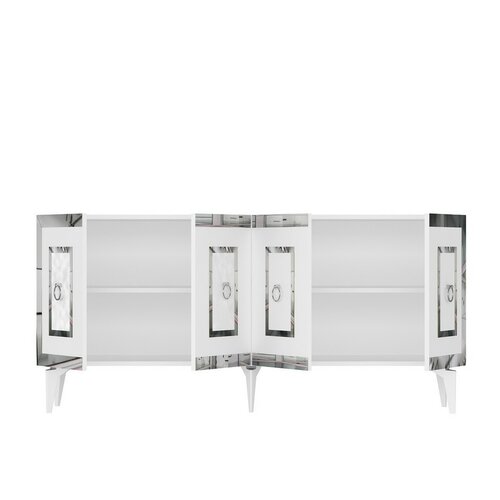 Karya White and Silver szekrény