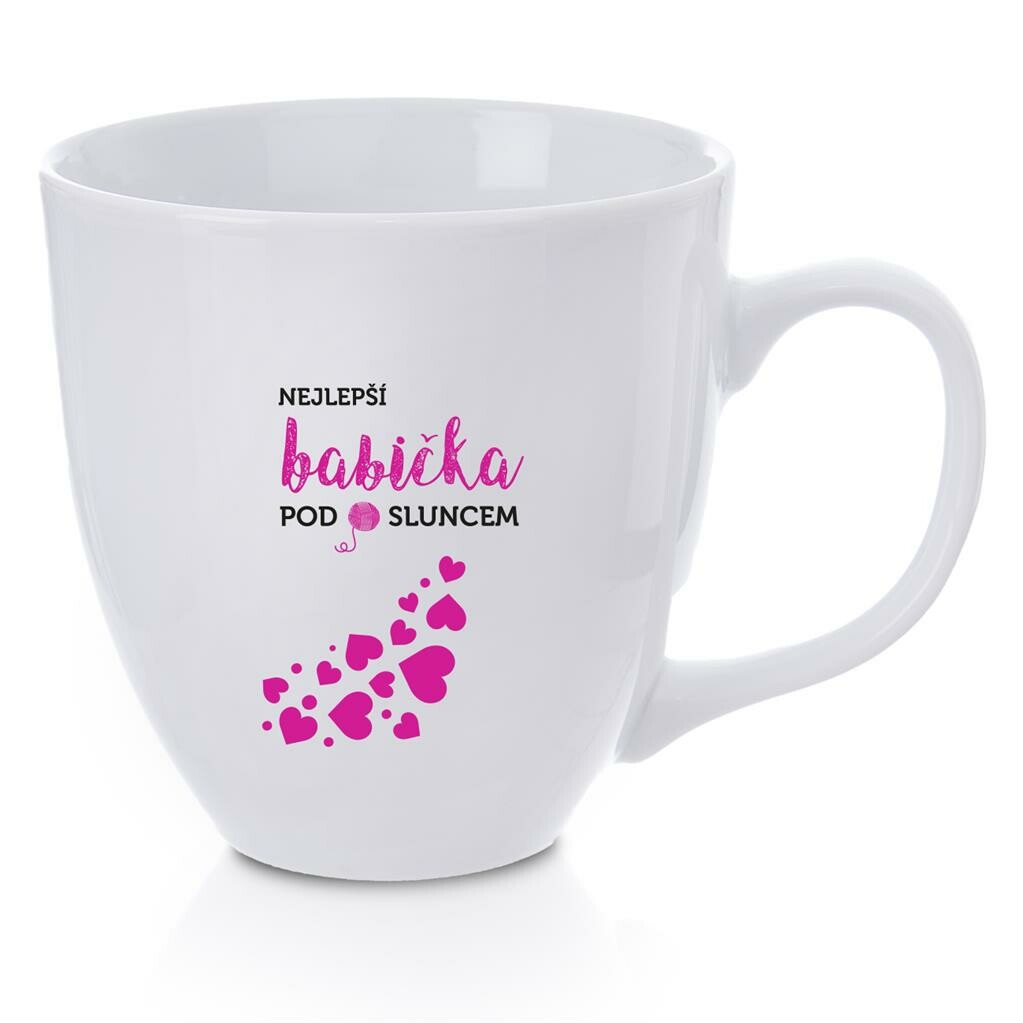 Orion Porcelánový hrnček NEJLEPŠÍ BABIČKA, 470 ml