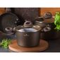 Valdinox Aurum Cratiță cu suprafață antiaderentă cu capac, 20 cm
