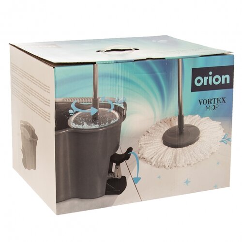 Mop cu set storcător Orion VORTEX, gri