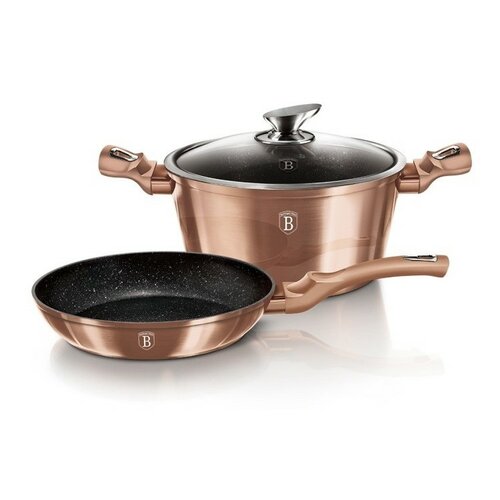 Berlinger Haus 3-dielna sada riadu Rosegold Metallic Line