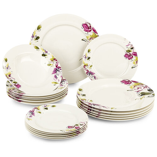 Verso Набір десертних тарілок Clasico Floral 20,5 см, 6 шт.