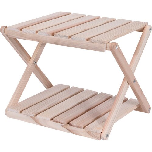 Klappbarer Holztisch Taigo, 38,5 x 31 x 32,5 cm