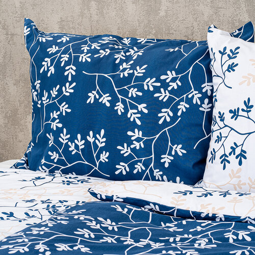 Lenjerie de pat din bumbac 4Home Harmony albastru,140 x 200 cm, 70 x 90 cm