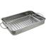 Elo 53434 Basic Tigaie de prăjit din oțelinoxidabil cu grătar 34 x 24 x 5,5 cm
