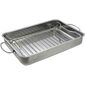 Elo 53434 Basic Nerezová panvica na pečenie sgrilovacím roštom 34 x 24 x 5,5 cm