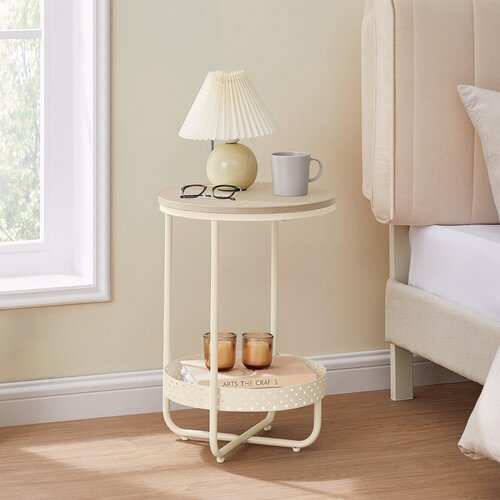 Măsuță auxiliară E1015 CRM, crem