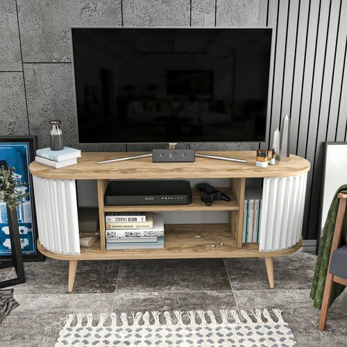 Stor Oak and White I TV-asztal