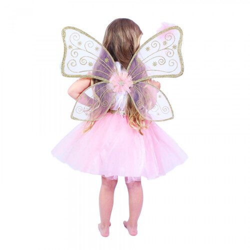 Rappa Detský kostým tutu sukne s krídlami