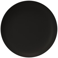 Talerz deserowy Allier, czarny, 20 x 2,5 cm, kamionka