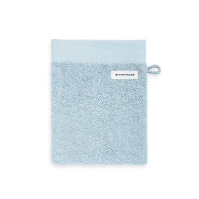 Tom Tailor Frottee-Waschlappen Sky Blue, 16 x 21 cm, 6er-Set