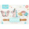 La Cucina Otroški set za peko Unicorn, 4 kos