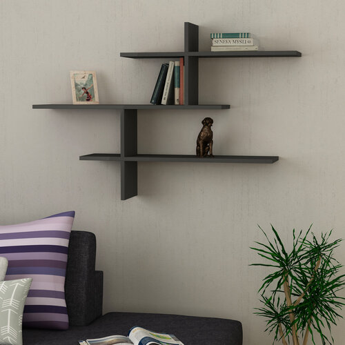 Wandregal Leo Anthracite