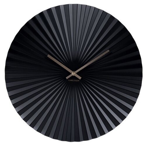 Karlsson 5657BK Designové nástenné hodiny, 40 cm