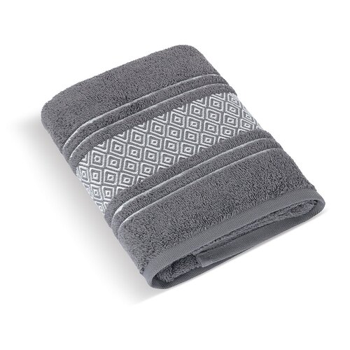 Bellatex Brisa Mozaika temno siva, 50 x 100 cm
