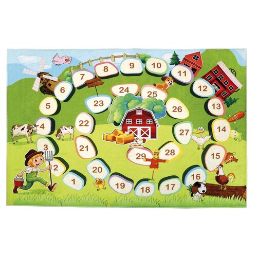 Bellatex Otroški kos preproga Farma, 100 x 150 cm